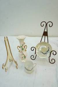 lot 331 image: delicate tea cup with matching saucer