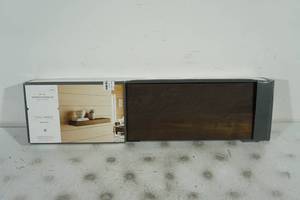 NEW Threshold 24 Floating Wall Shelf - Walnut Finish