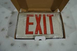NEW Ultra Slim LED Exit Light Fixture