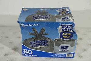 Members Mark Power Guard Emboss 55 Gallon Drum Liners