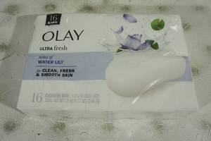 Olay Ultra Fresh Water Lily Soap Bars - 16 Count