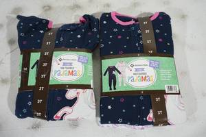 NEW Members Mark 3T Pajamas - 4 Total