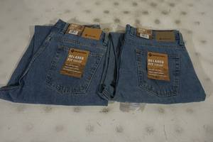 2 NEW Members Mark Heavy Weight Jeans - 36x32
