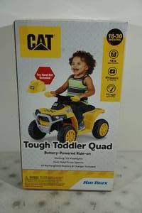 NEW Kid Trax CAT Tough Toddler Quad 6V Ride On Toy