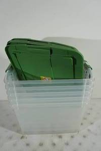 NEW Threshold Latching Storage Bins with Lids