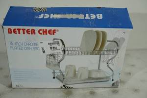 NEW Better Chef 16 2 Level Dish Rack