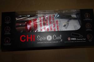 CHI Spin n Curl Rose Gold 1 Ceramic Rotating Curling Iron