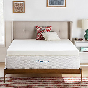 Linen Spa 4 Memory Foam Mattress Topper - Full