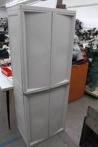 lot 367 image: Plastic Storage Cabinet
