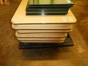 lot 3 image: 3 folding tables 6 ft long x 2 ft wide