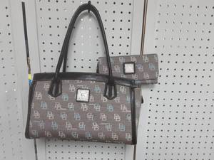 Dooney & Bourke Handbag With Matching Wallet