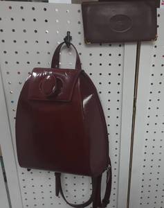 Cartier Back Pack Purse With Check Book Wallet