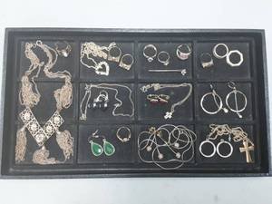 Lot Of Assorted Gold Tone Jewelry-Monet, Sarah Coventry, More (Necklaces, Rings, Earrings)