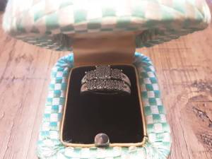 2-Piece Wedding Set Marked .925