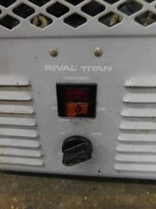 lot 21 image: Rival Titan Electric Space Heater