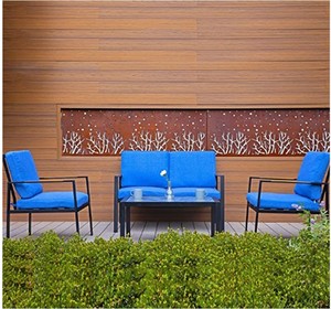 lot 29 image: NEW Sunnyfeel 4 Piece Patio Furniture Set