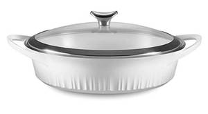 lot 37 image: NEW Corning Ware Non-Stick 4 Quart Cast Aluminum Braiser