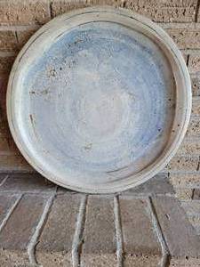 lot 103 image: Robert Briscoe Art Pottery Charger Platter with Bowl & Kidded Vessel