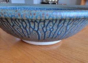 lot 99 image: Art Pottery Centerpiece Bowl by Dennis Bern