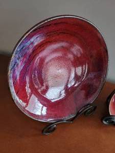 lot 17D image: Rose Glaze Earthenware Bowls