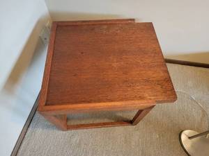 lot 12A image: Vintage Mid-Century Modern Side Table by Brown-Saltman - A