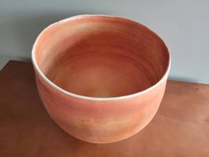 lot 17B image: Maren Kloppmann Coiled Large Sherbet Tone Bowl