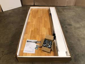 lot 28 image: 72 in. Adjustable Height Work Table by Husky- good condition - review all picture
