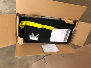lot 29 image: Husky Ready-to-Assemble 24-Gauge Steel Wall Mounted Garage Cabinet in Black (28 in. W x 29 in. H x 12 in. D) - good condition - review all picture