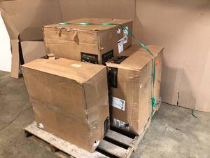 lot 36 image: Armstrong CEILINGS Sahara 2 ft. x 2 ft. Lay-in Ceiling Tile ( 64 sq. ft.  Case) - 4 cases and a half - review all pictures