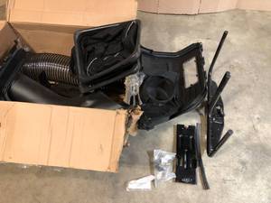 lot 40 image: Troy-Bilt 6.5-Bushel Twin Bagger for 4246 Tractor - good condition - review all pictures