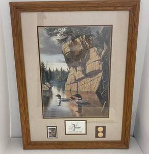 Derk Hansen Pencil Signed  Where Freedom Reigns  Collectors Edition Print
