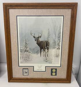 Leo Stans Pencil Signed Collectors Edition Print  Winter Wonder 