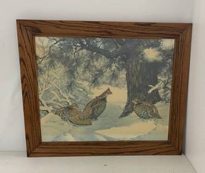 Aiden Lassell Ripley Wild Grouse Framed Print