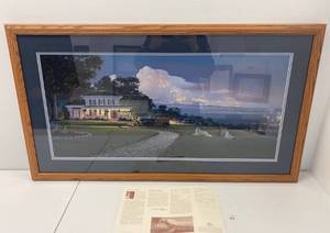 William S. Phillips Hand Signed Print Titled  Summer Of  45 And The World Rejoiced 