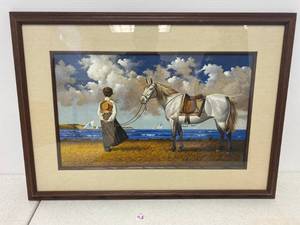 Charles Wysocki Pencil Signed Framed Print Numbered 350150