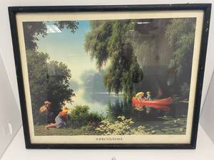 Paul Detlefsen framed Print Titled  Springtime 
