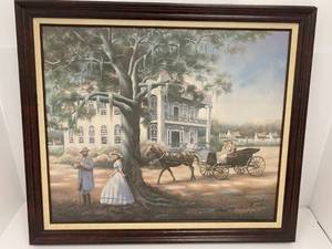 Trevor Cook Giclee Print on Cavas Framed