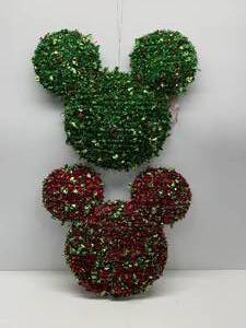 lot 12 image: New Mickey Mouse Wreaths