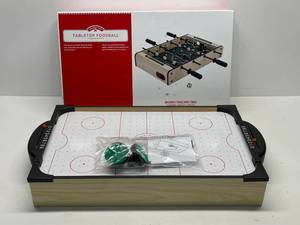 lot 13 image: New Tabletop Foosball Table