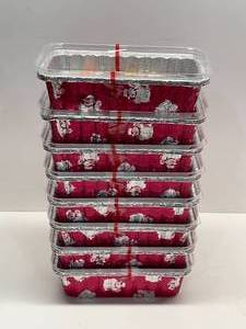 lot 24 image: New Foil Loaf Pans with Lids