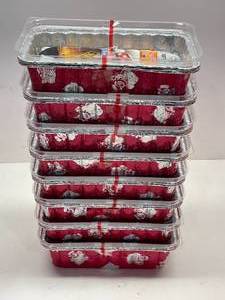 lot 26 image: New Foil Loaf Pans with Lids