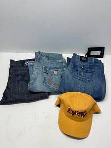 lot 67 image: New Womans Jeans and Ballcap