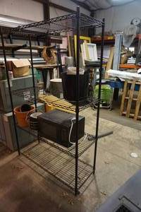 Adjustable 4 Level Metal Storage Rack