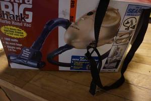 Ultra Big Shark Turbo Hand Vac System With Accessories