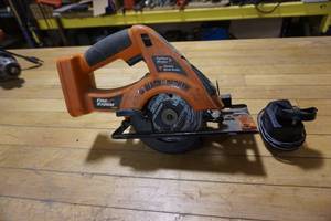 Black & Decker Fire Storm Cordless Skil Saw and Flashlight