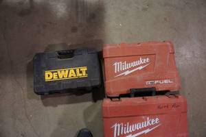 Lot of Assorted Plastic Tool Cases