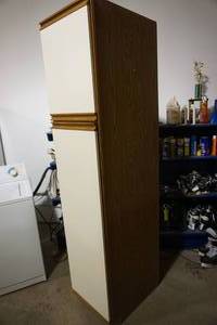 Upright 2 Section Storage Cabinet