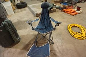 Folding Camp Chair With Foot Rest