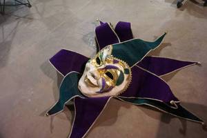 Large Mardi Gras Mask