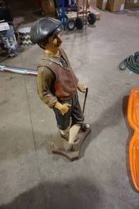 Scottish Golfer Statue